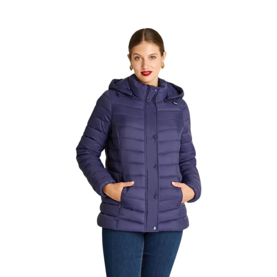 Parka Quilted Mujer Weekend Azul