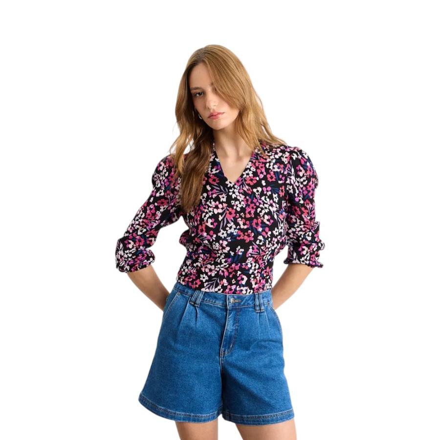 Blusa Fantasía Floral Mujer iO Multicolor