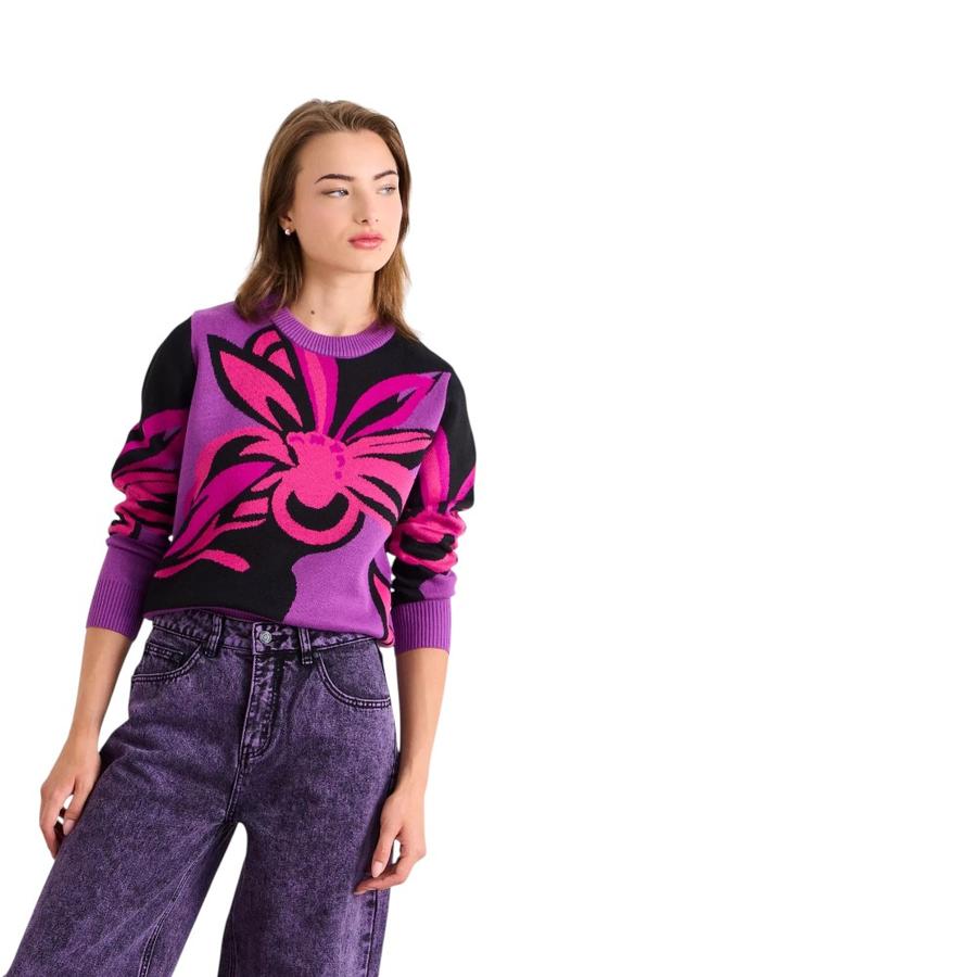 Sweater Mujer iO Fantasía Fucsia