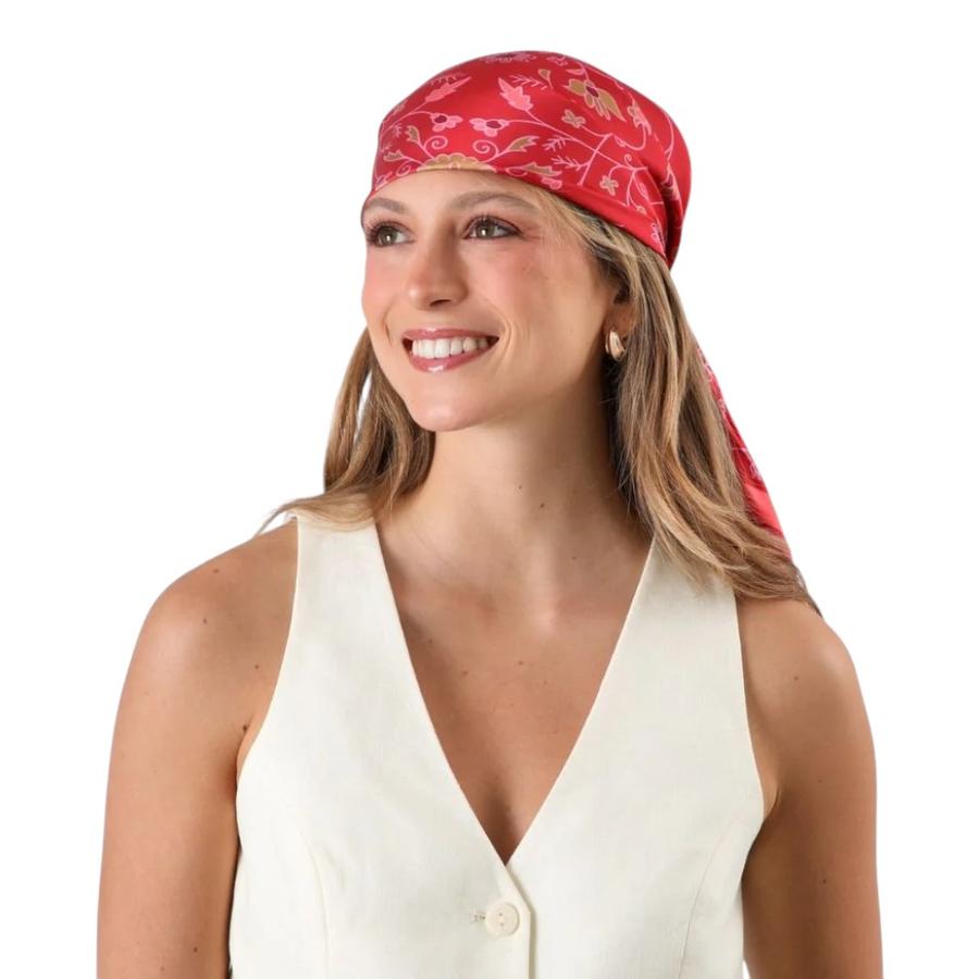 Bandana Mujer Humana Jules Rojo