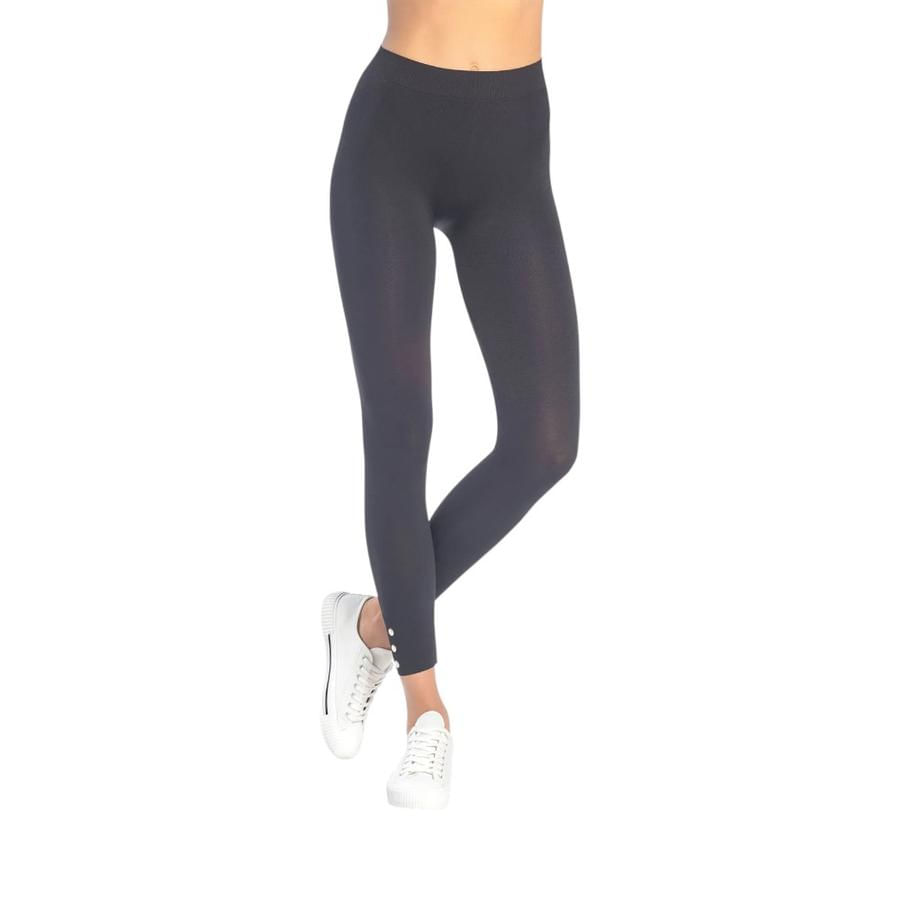 Legging Mujer Caffarena Seamless Tachas Negro