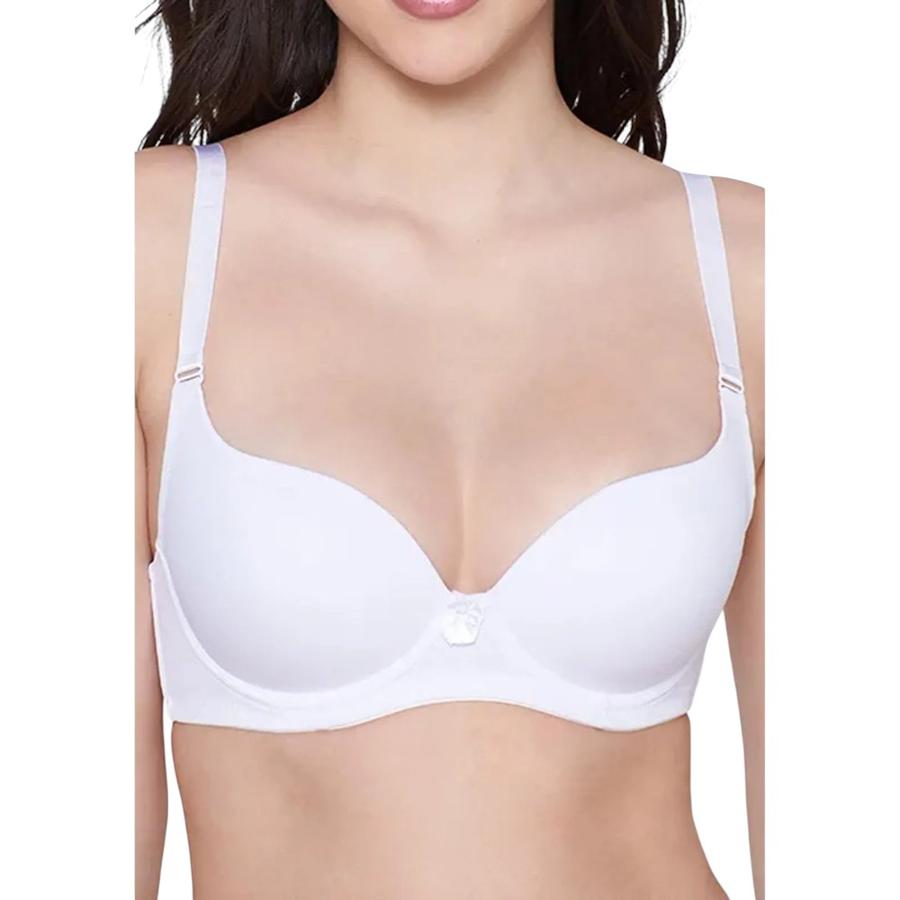 Sostén Mujer Copa C Microfibra Blanco 38C