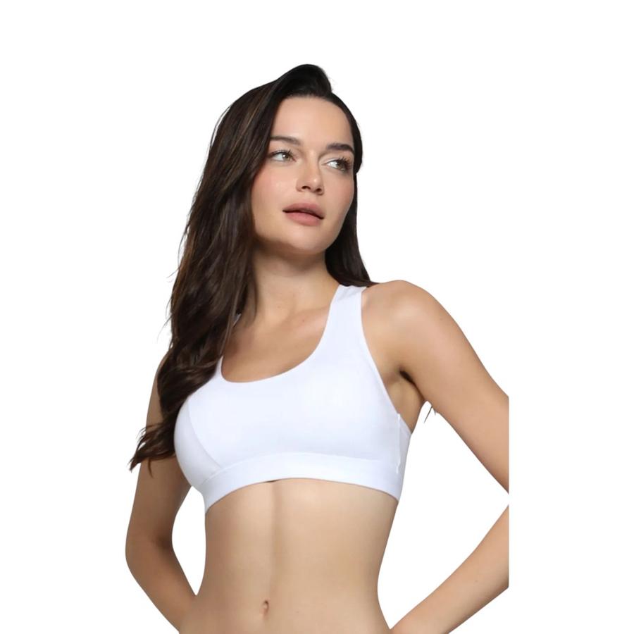 Peto Deportivo Mujer Intime Algodón Blanco L