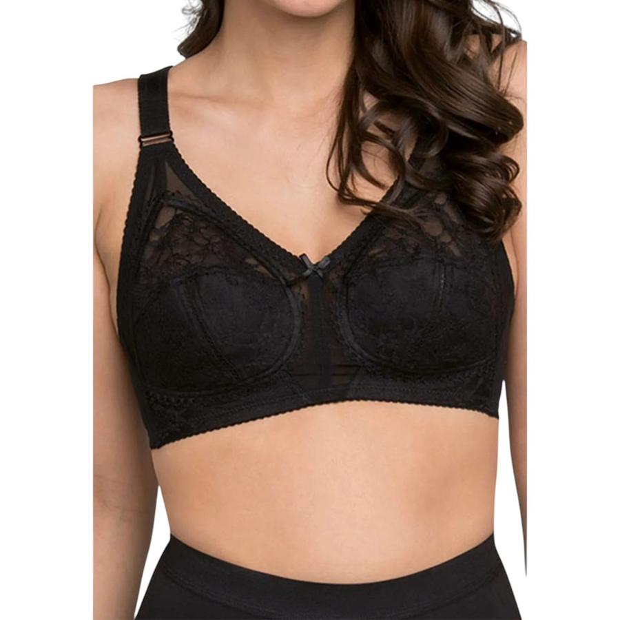 Sostén Copa D Mujer Intime Minimizer Encaje Negro 38D