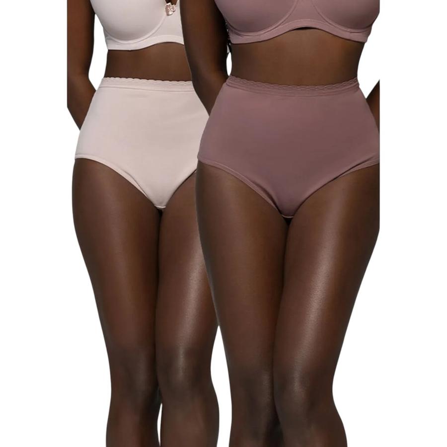 Pack 2 Calzón Maxi Mujer Intime Algodón Elasticado Nude M