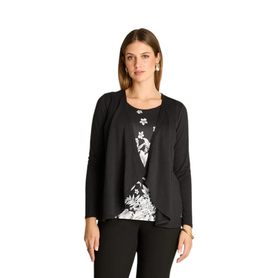 Polera Lanilla Mujer Lorenzo Di Pontti 108533 Twin Negro