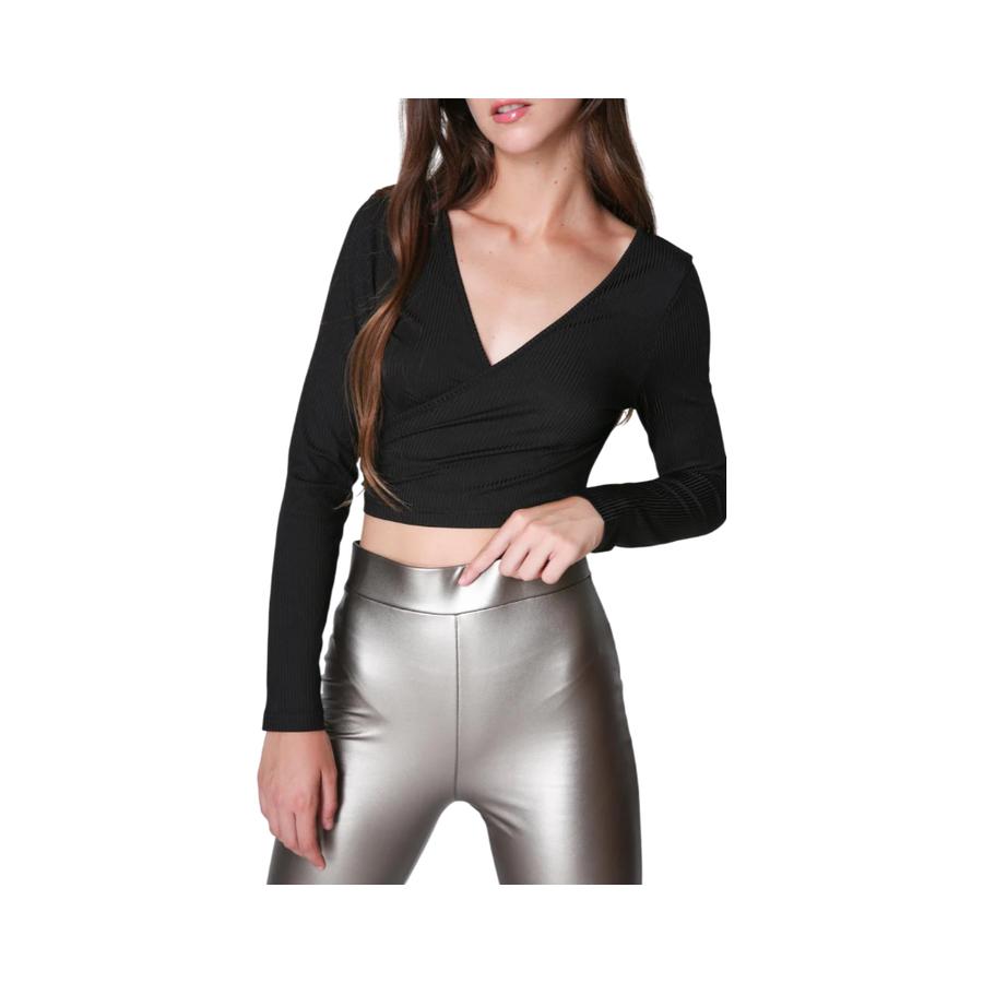 Polera Manga Larga Mujer Eclipse Laura Atrevida Negro