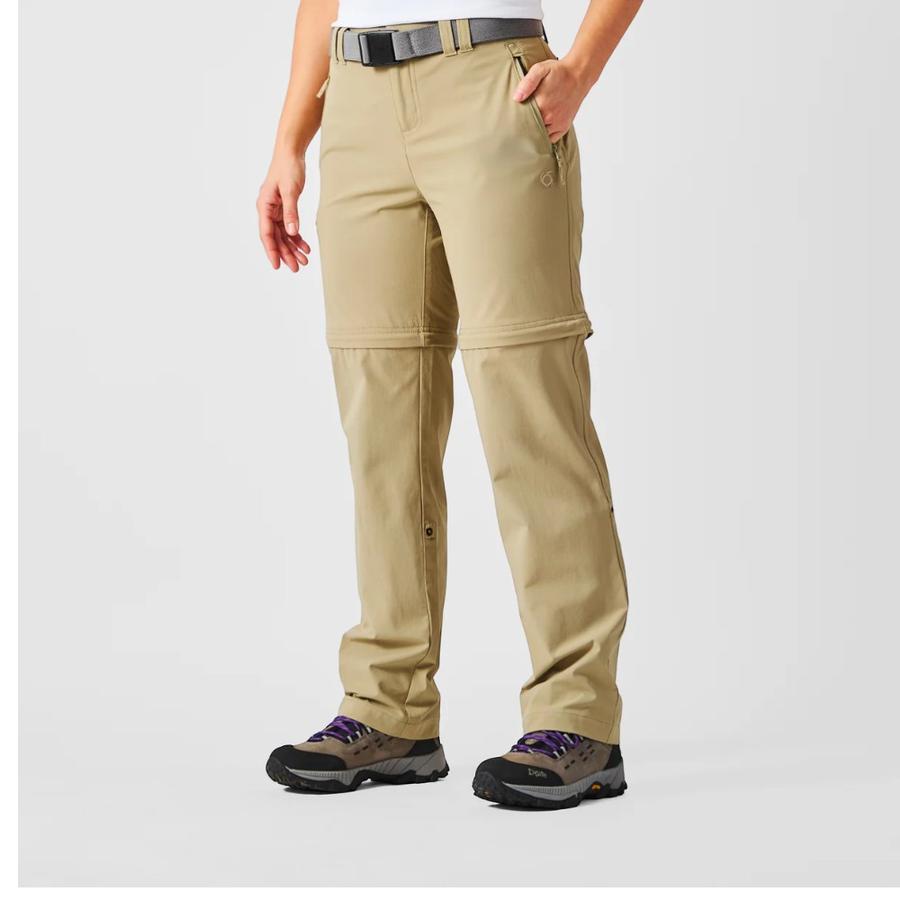 Pantalón Desmontable Kiska Mujer Doite Caqui