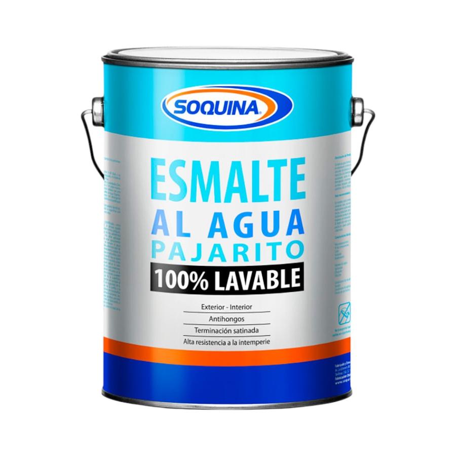 Esmalte Agua Pajarito Soquina Base Blanca