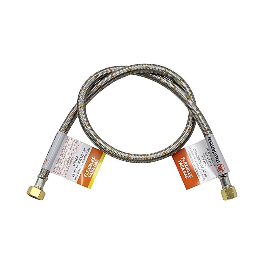 Flexible Gas Mademsa 3/8"" x 1/2"" 100 cm