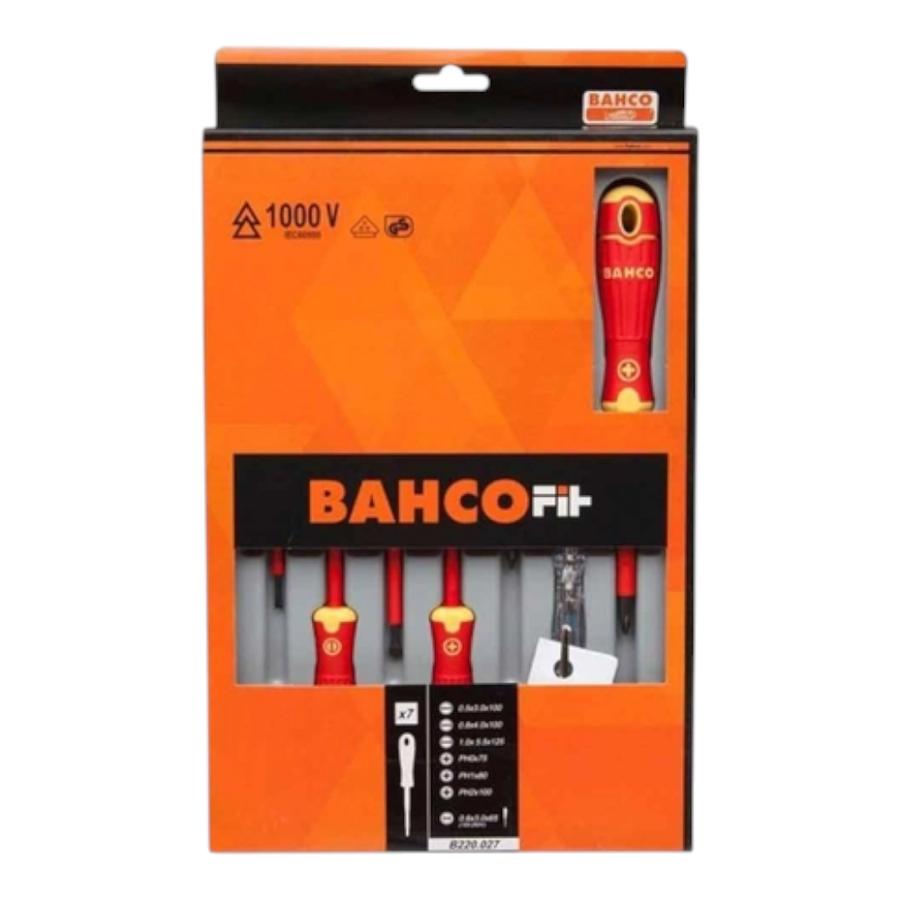 Juego Destornilladores Bahco Bahcofit 7 Pzas