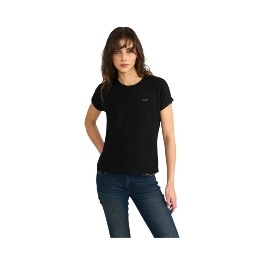 Polera marga corta Mujer Ellus DFC50903 Timeless Negro