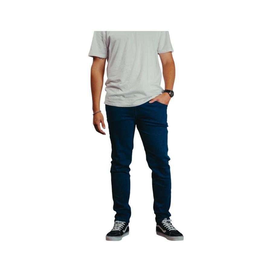 Jeans Hombre Slim Azul Marino