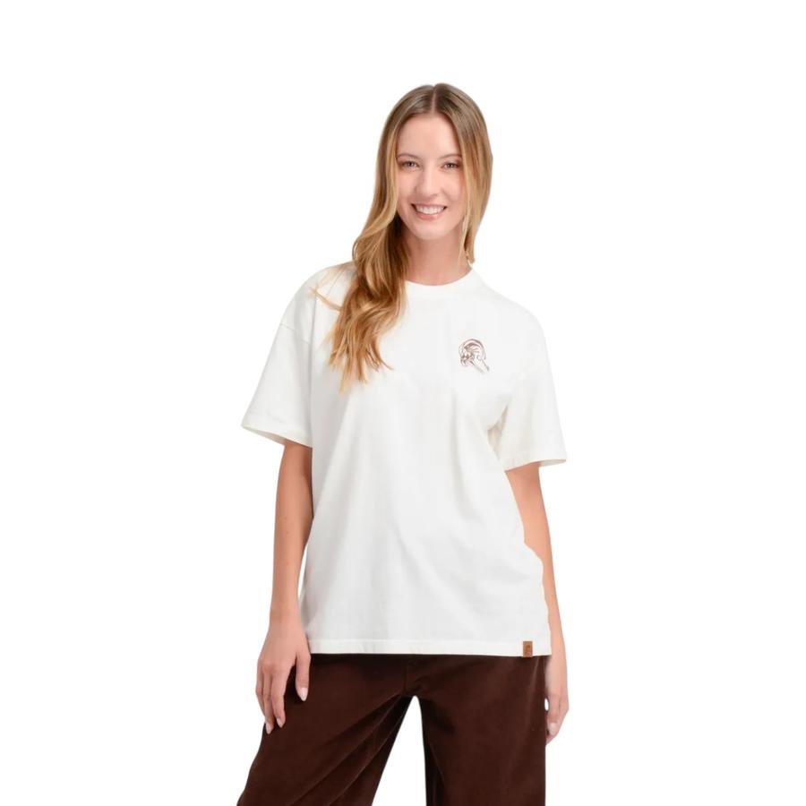 Polera Mujer O’ neill Manga Corta Og Surf Shop Beige Claro
