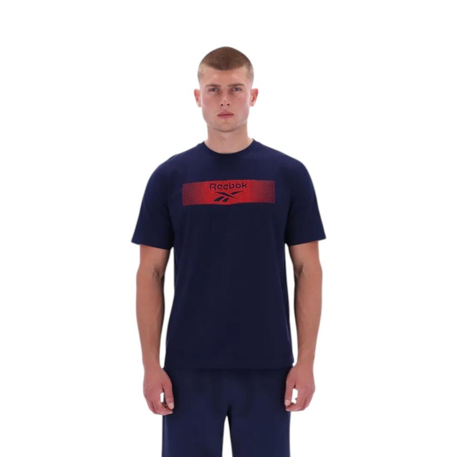 Polera Hombre Reebok Bob Ss Azul Marino
