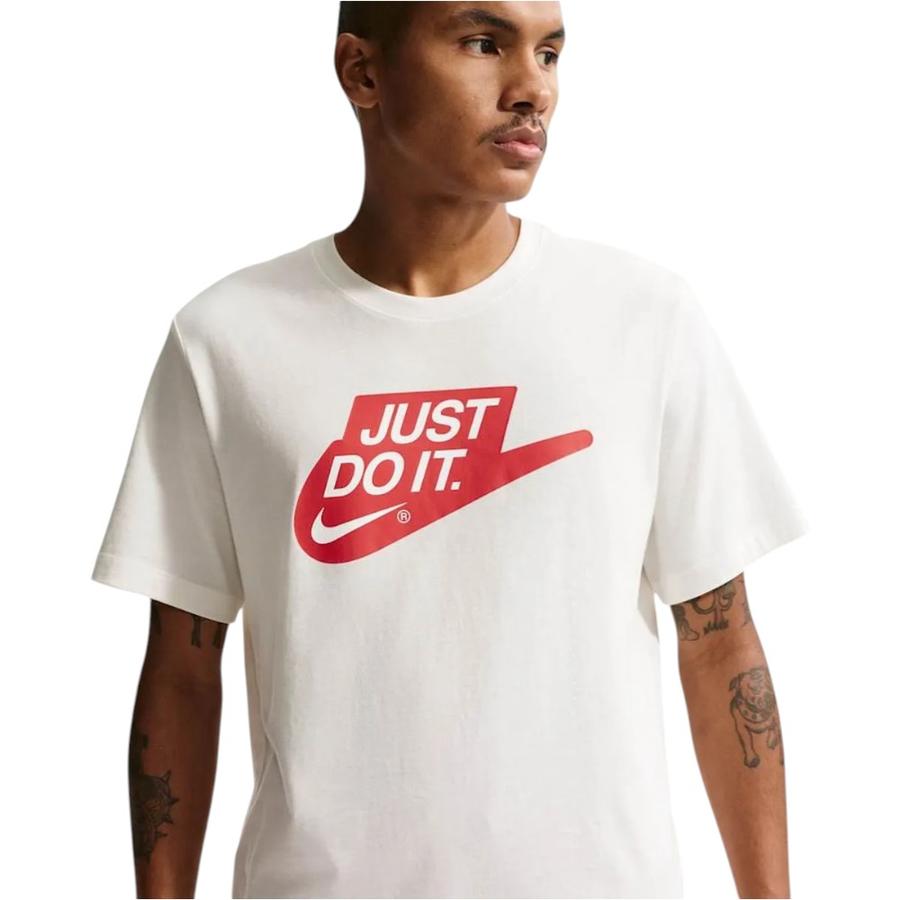 Polera Hombre Nike Sportswear Just Do It Blanco