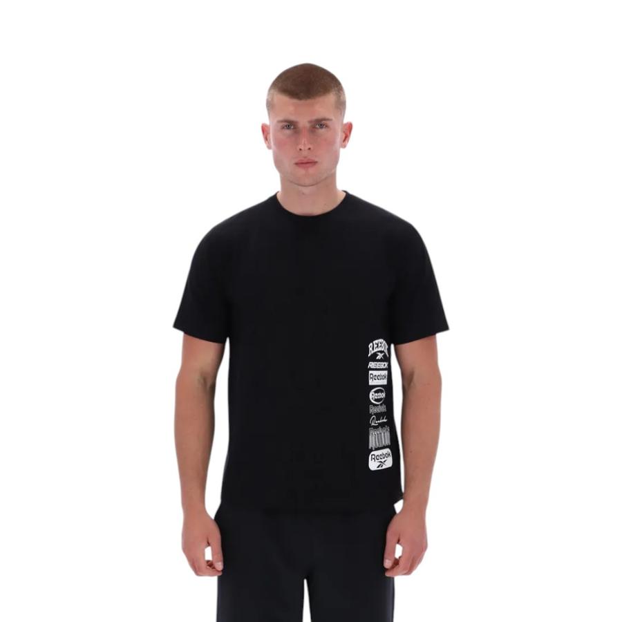 Polera Hombre Reebok Classics Franco Ss Tee Negro