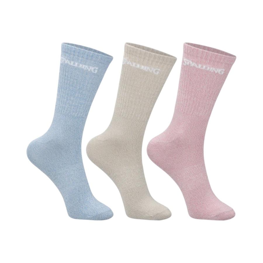 Pack Calcetines Medios Unisex 35-40 SpaldingMixed Multicolor