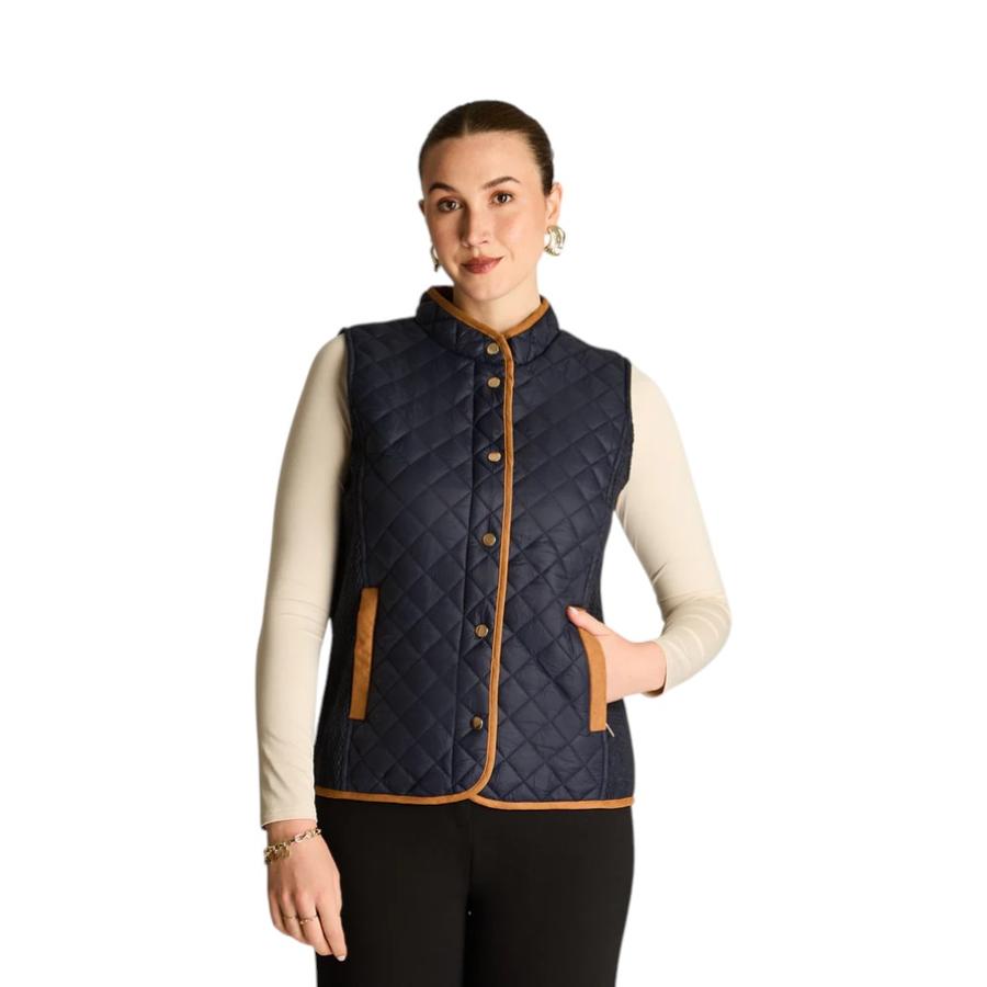 Parka Sin Mangas Mujer Lorenzo di Pontti Acolchada Azul