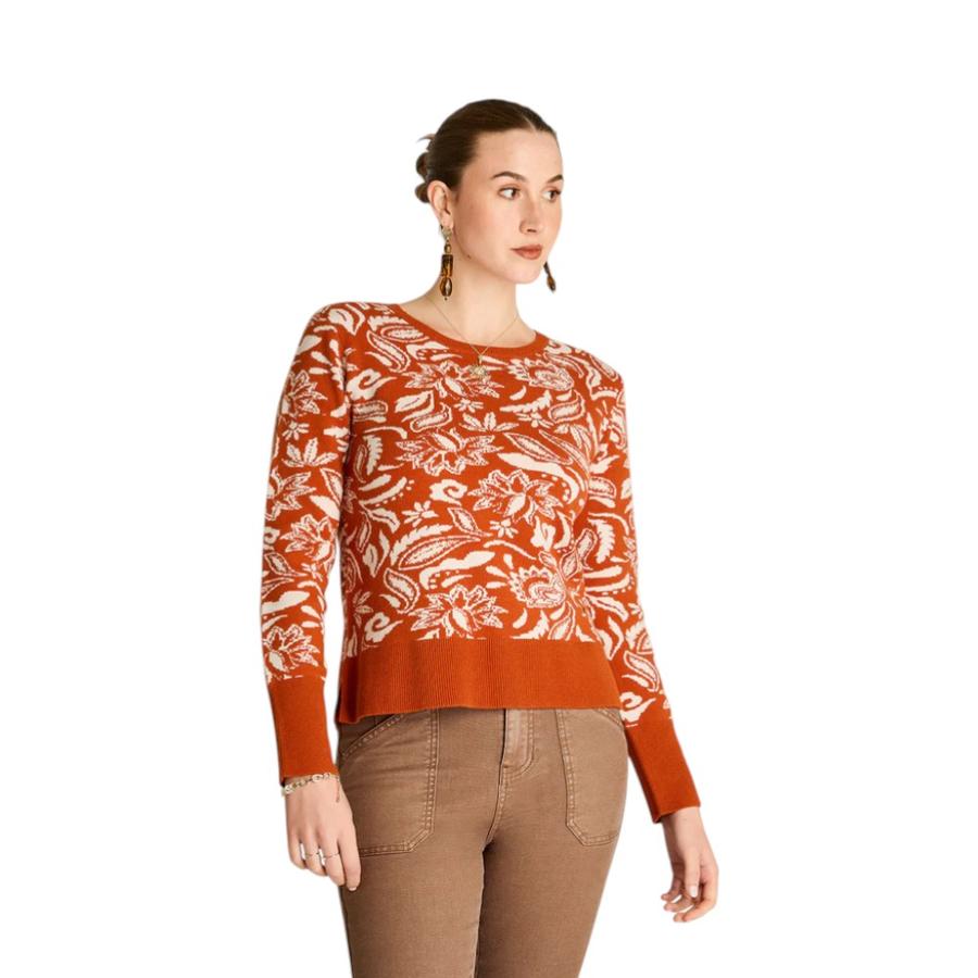Sweater Mujer Weekend Estampado Terracota