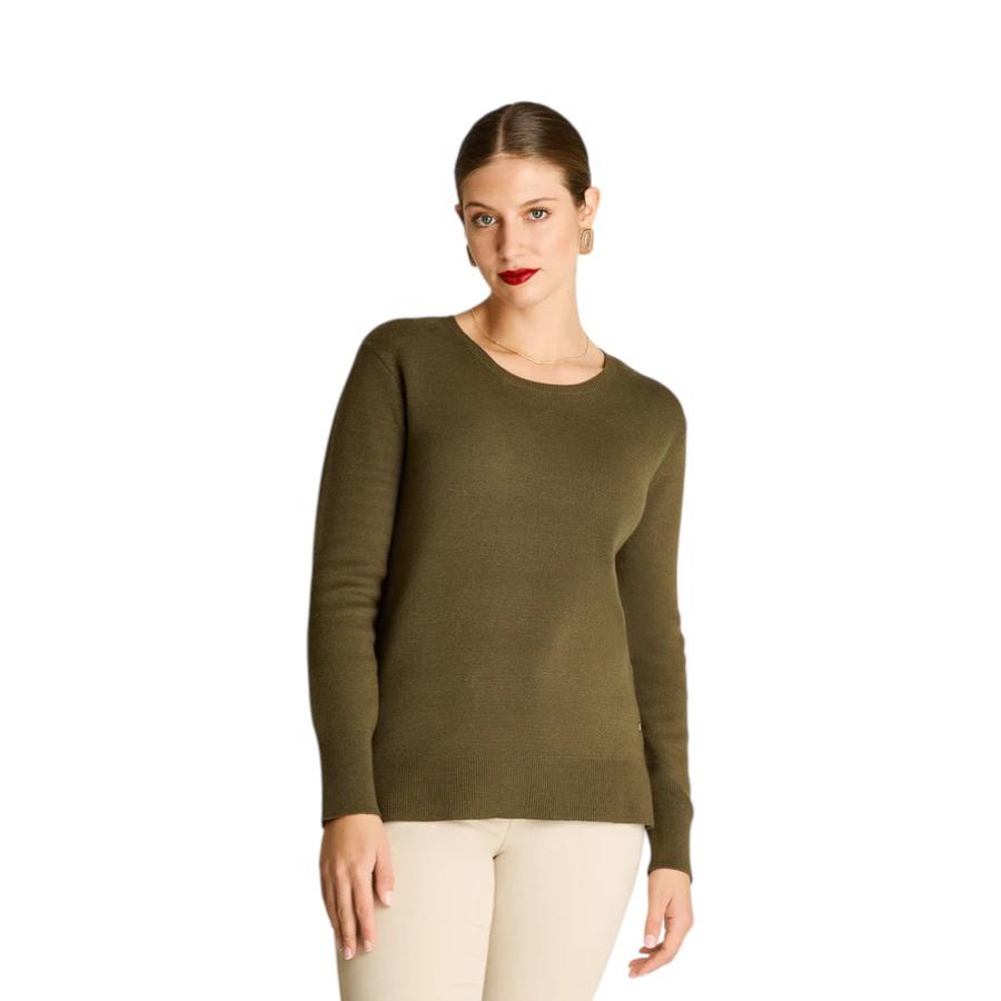 Sweater Mujer Weekend Liso Verde