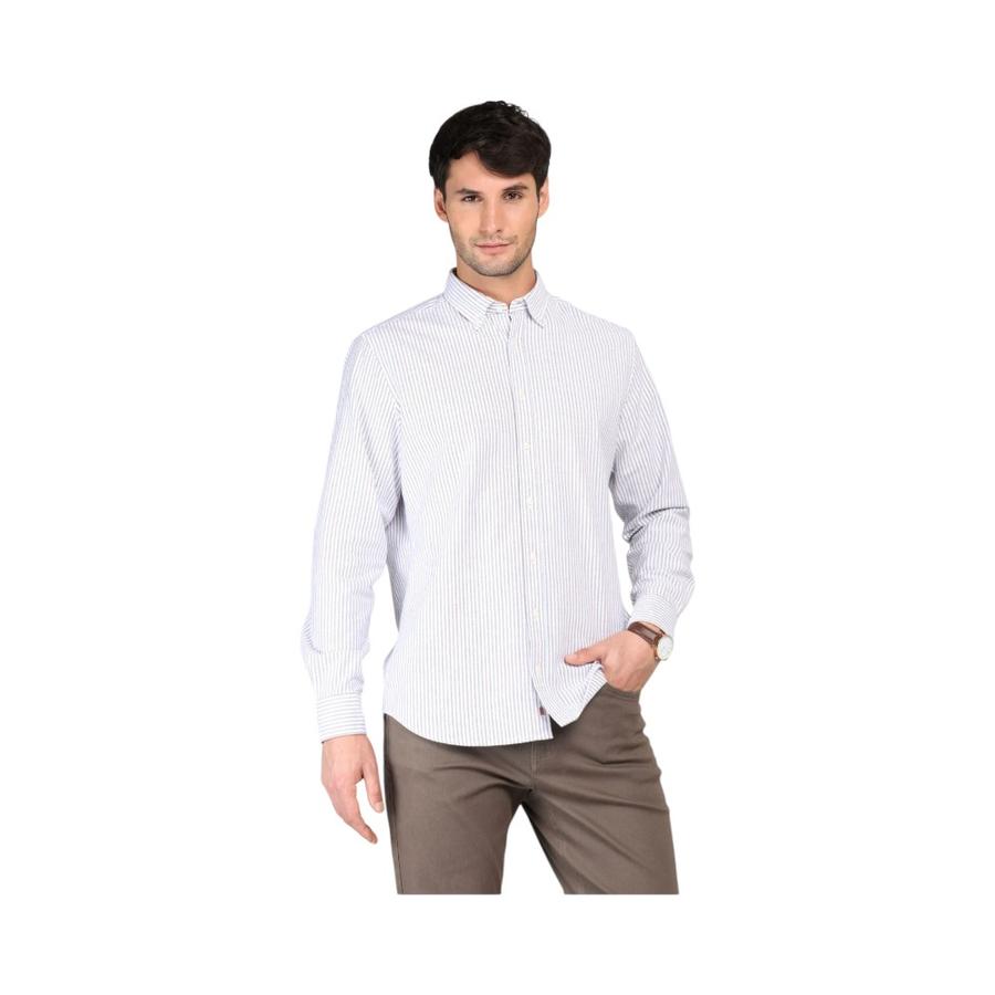 Camisa Hombre Arrow Regular Fit Oxford Rojo