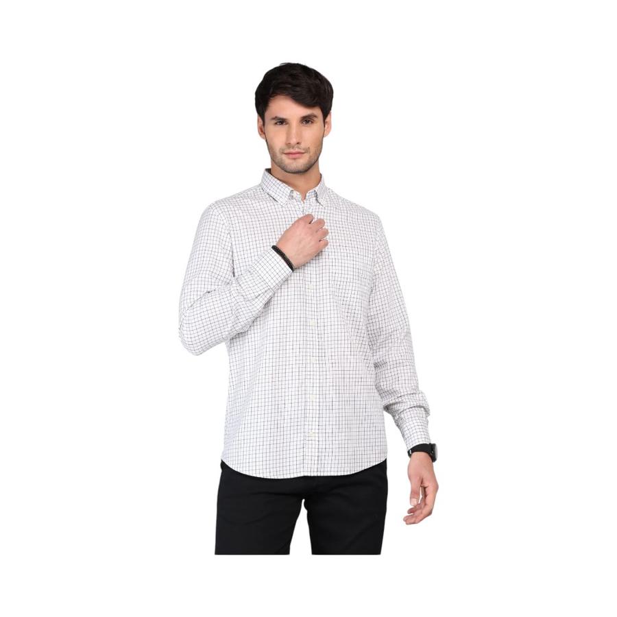 Camisa Hombre Arrow Regular Fit Verde