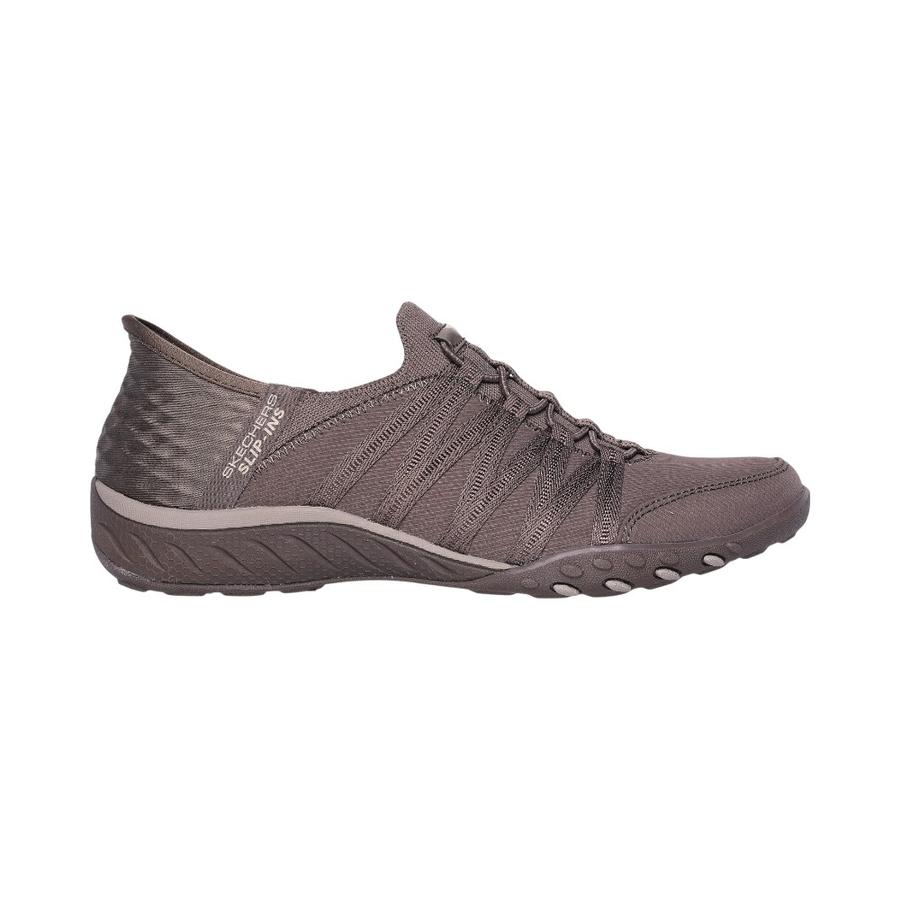 Zapatilla Mujer BreatheEasy Beige Skechers