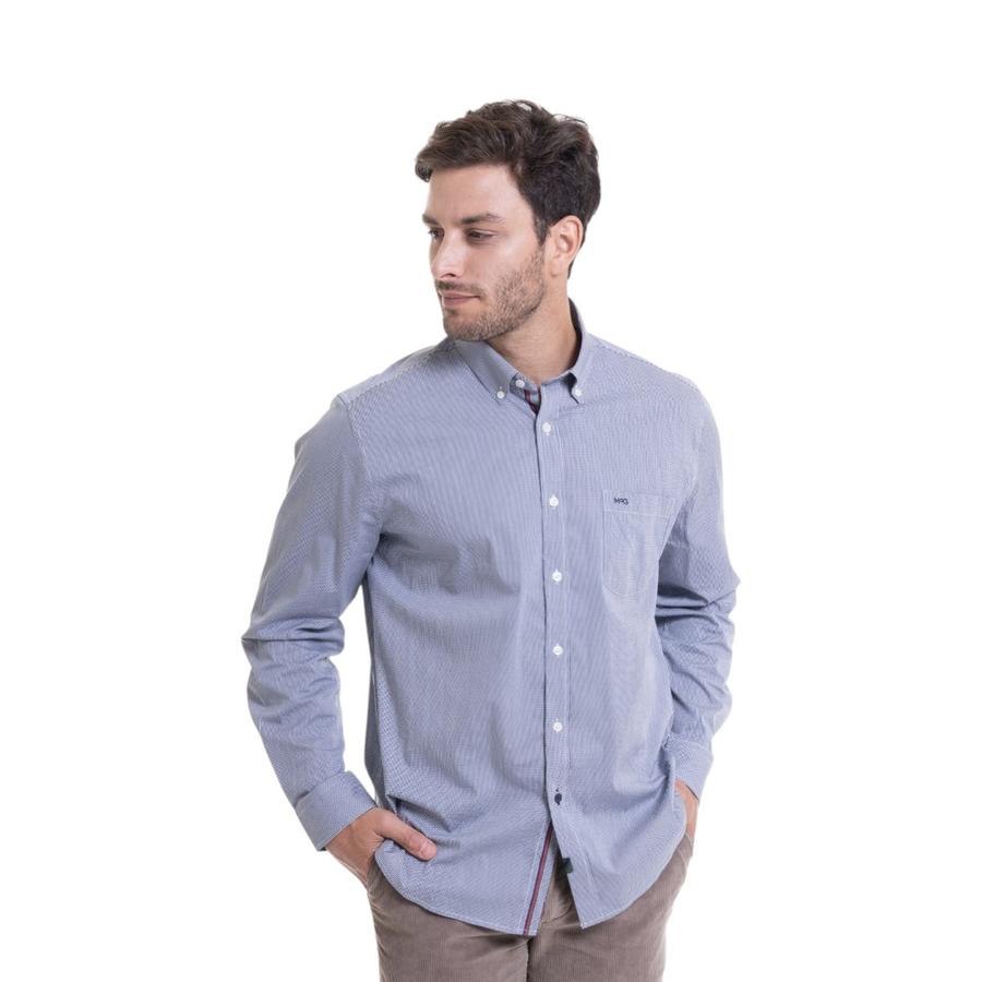 Camisa Manga Larga Hombre Mc Gregor Bronx Azul Marino