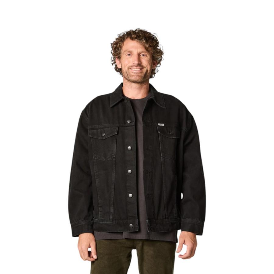 Chaqueta Hombre Wrangler Trucker Denim Negro