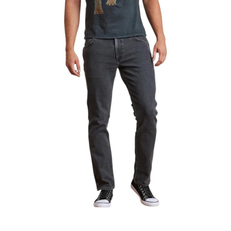 Jeans Hombre Wrangler Regular Straight Gris Oscuro