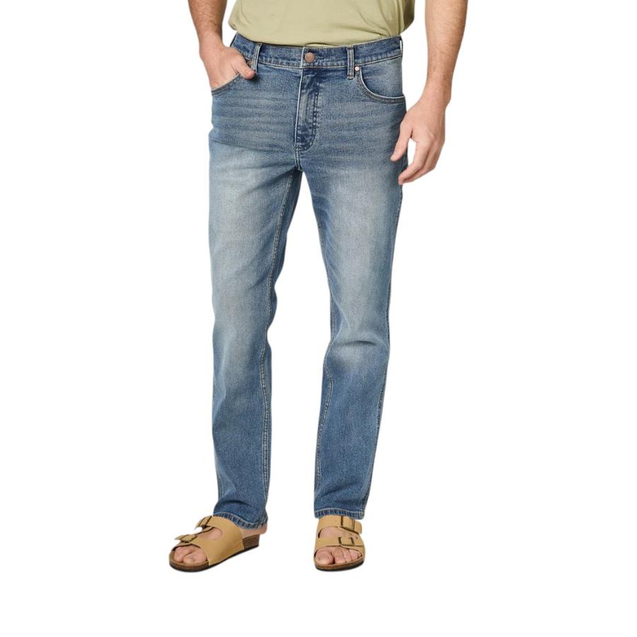 Jeans Hombre Wrangler Greensboro Azul Medio