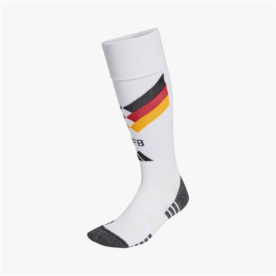 Calcetines Fútbol Unisex Adidas Alemania 26 Blanco