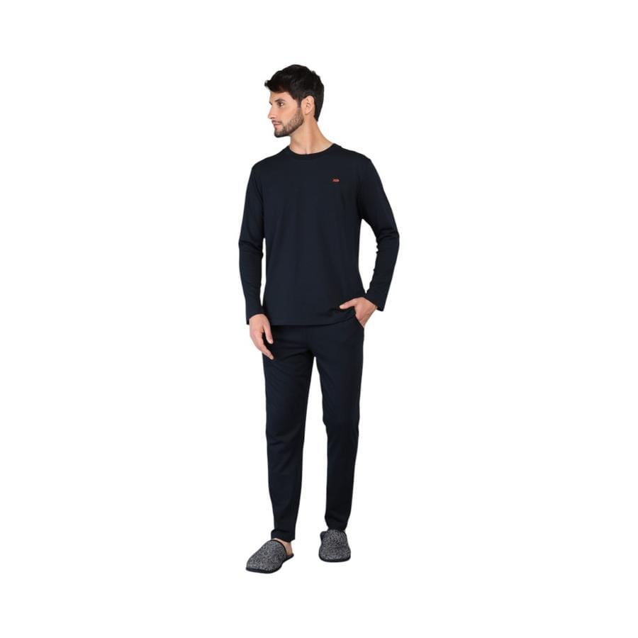 Pijama Largo Hombre Arrow Regular Fit Azul