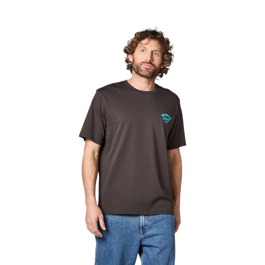 Polera Hombre Wrangler Logo Tee Negro