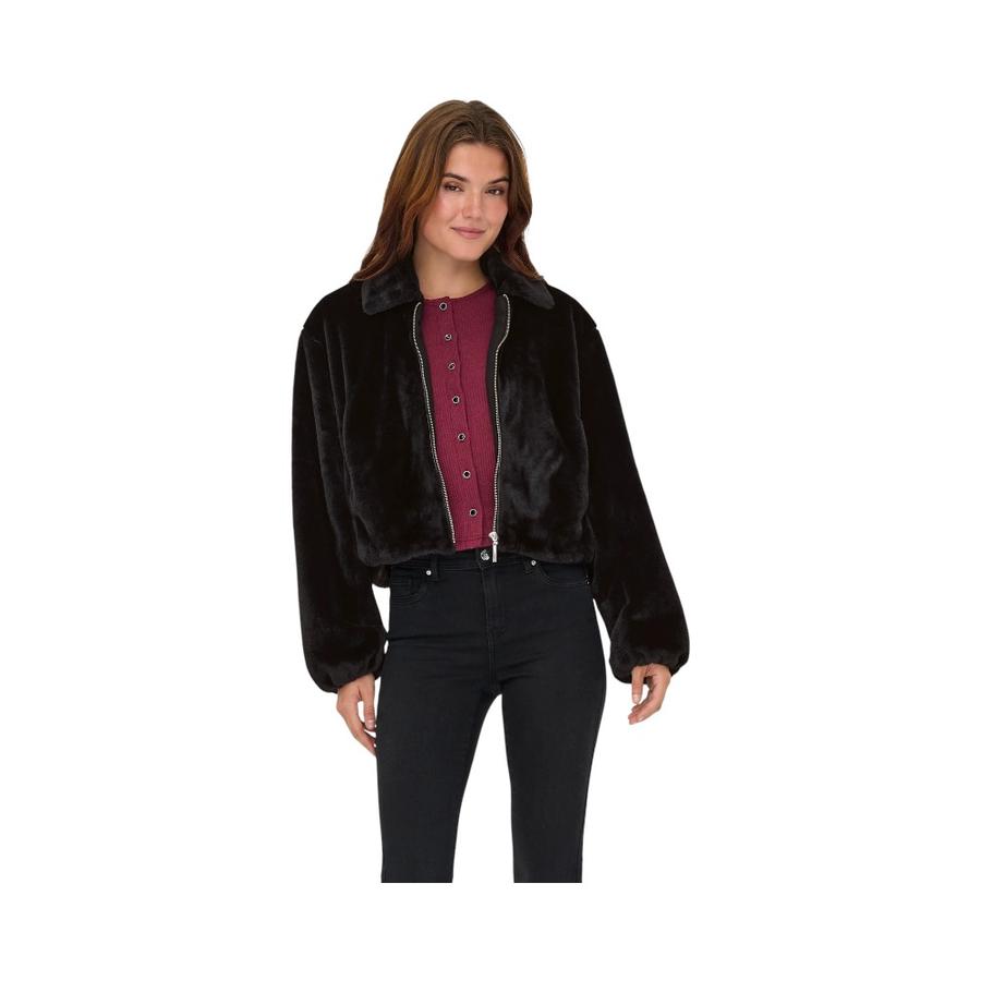 Abrigo Mujer Only Dana Negro