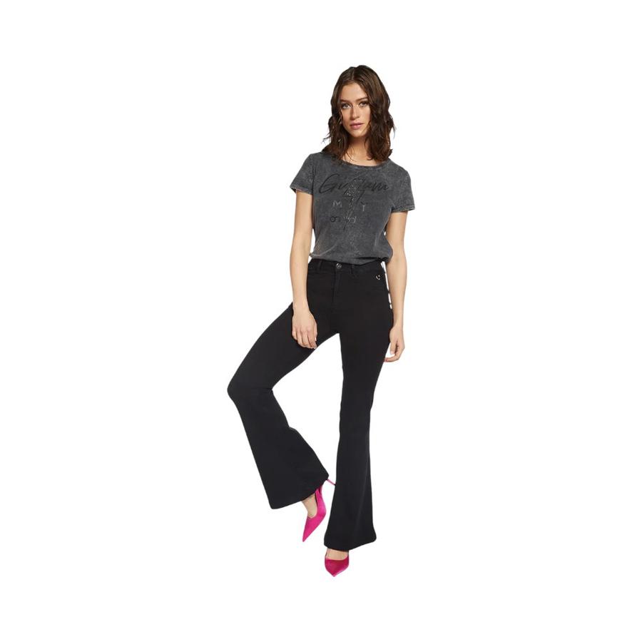 Jeans Flare Mujer Amalia Jeans Agata 4906 Negro
