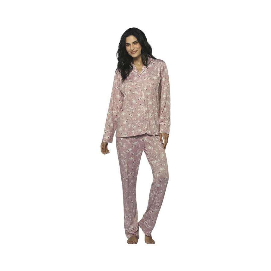 Pijama 2 Piezas Mujer Lady Genny J-915 Rosado