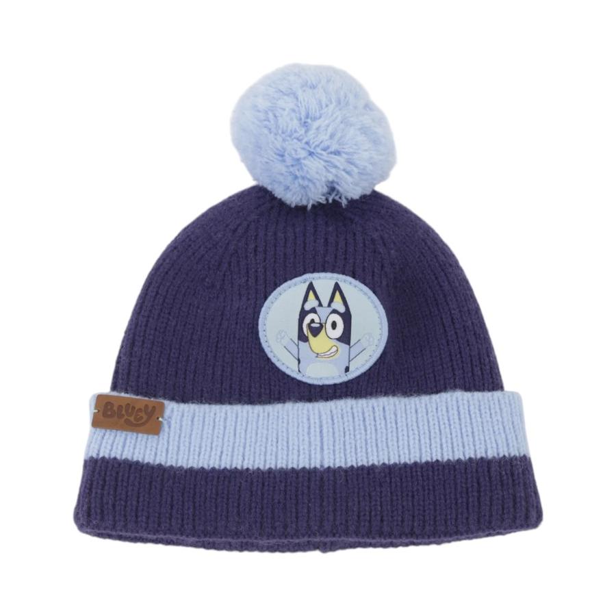 Gorro Inf Pompóm Bluey Azul