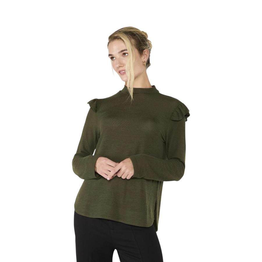 Polera Mujer Woman by Eclipse Marcela Verde Militar