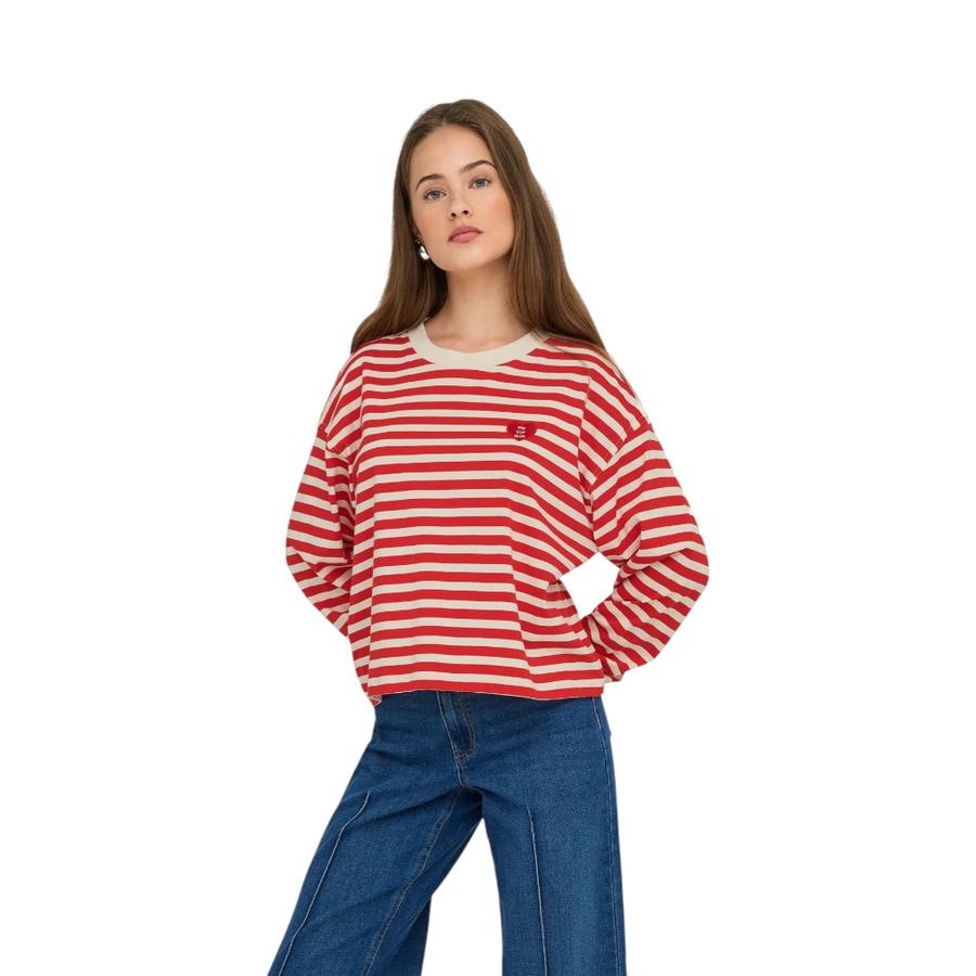 Polera Mujer Only ONLLIVINA Rojo