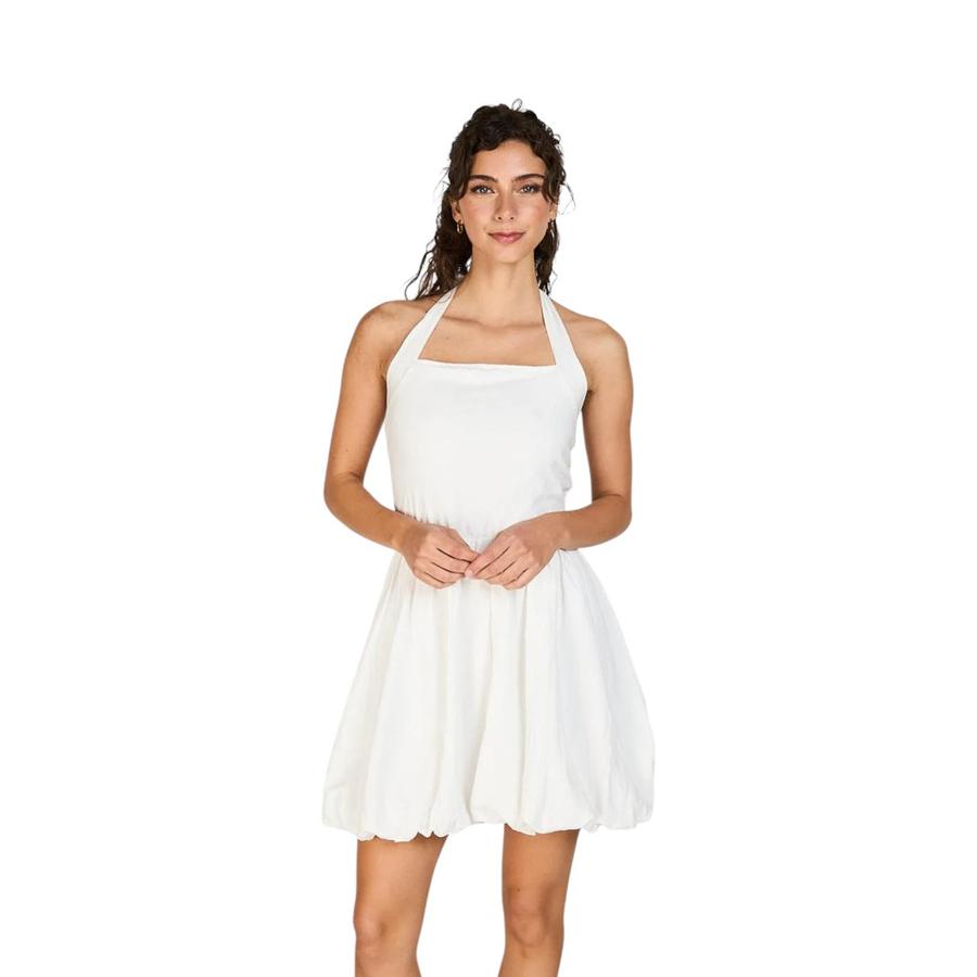 Vestido Globo Mujer ATR by Eclipse Eloisa Blanco