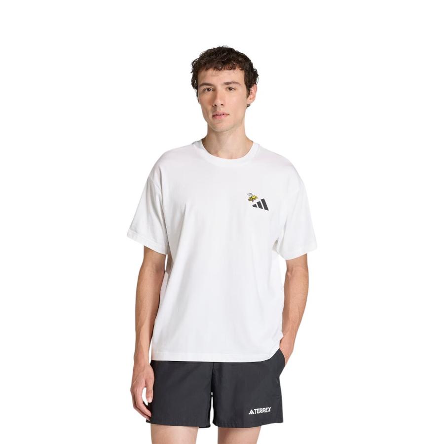 Polera Hombre Adidas Terrex Nature Logo Blanco
