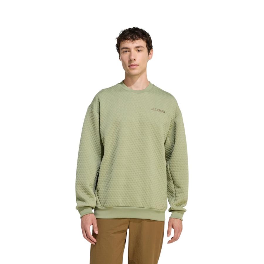 Suéter Hombre Adidas Terrex Xploric Verde