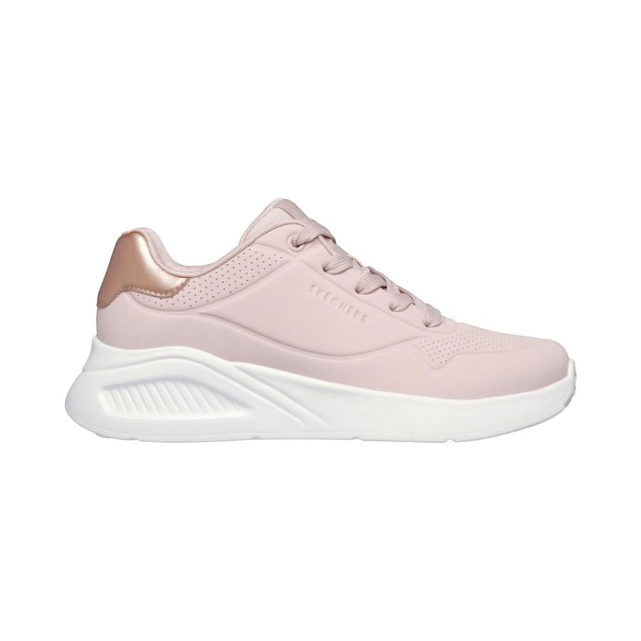 Zapatilla Urbana Mujer Skechers Uno Lite Rosado