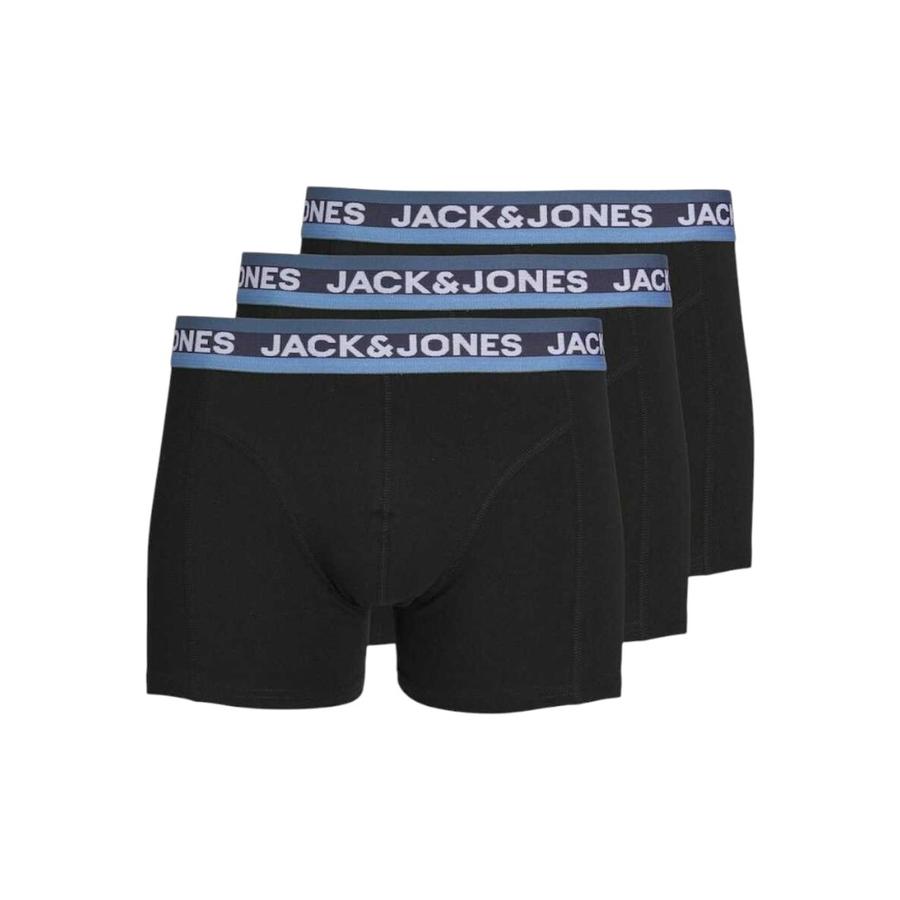 Boxer Hombre Jack & Jones DNA Pack 3 Negro