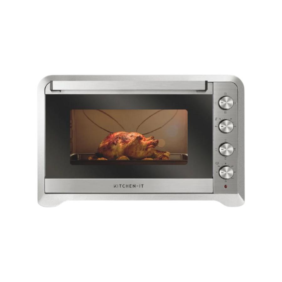 Horno Eléctrico Kitchen It Silver Series 100L Negro