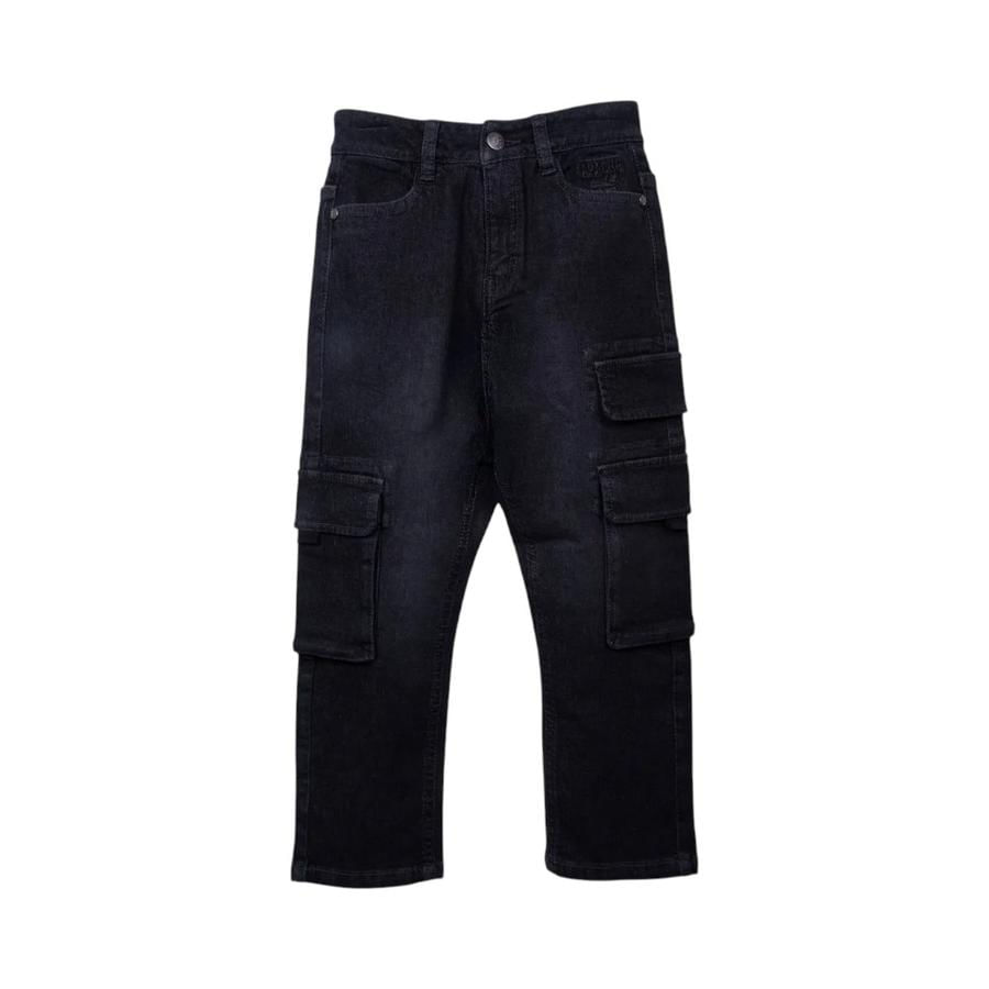 Jeans Niño Cargo Apache Gris