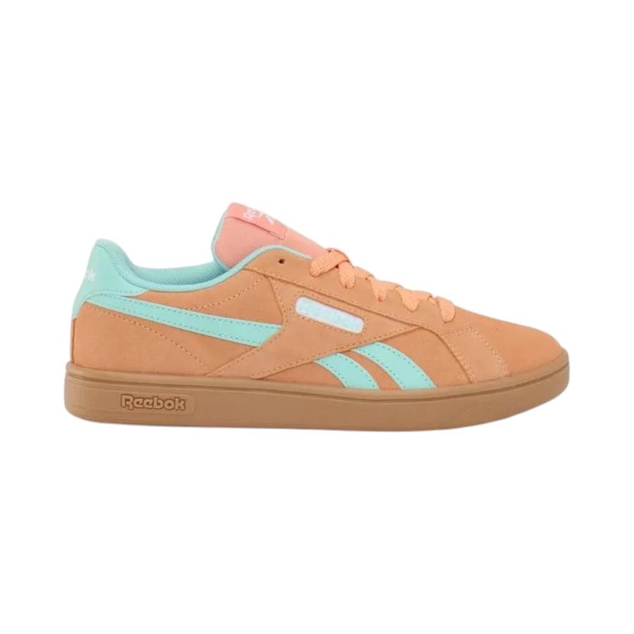 Zapatilla Mujer Reebok Court Retro Naranja-Celeste