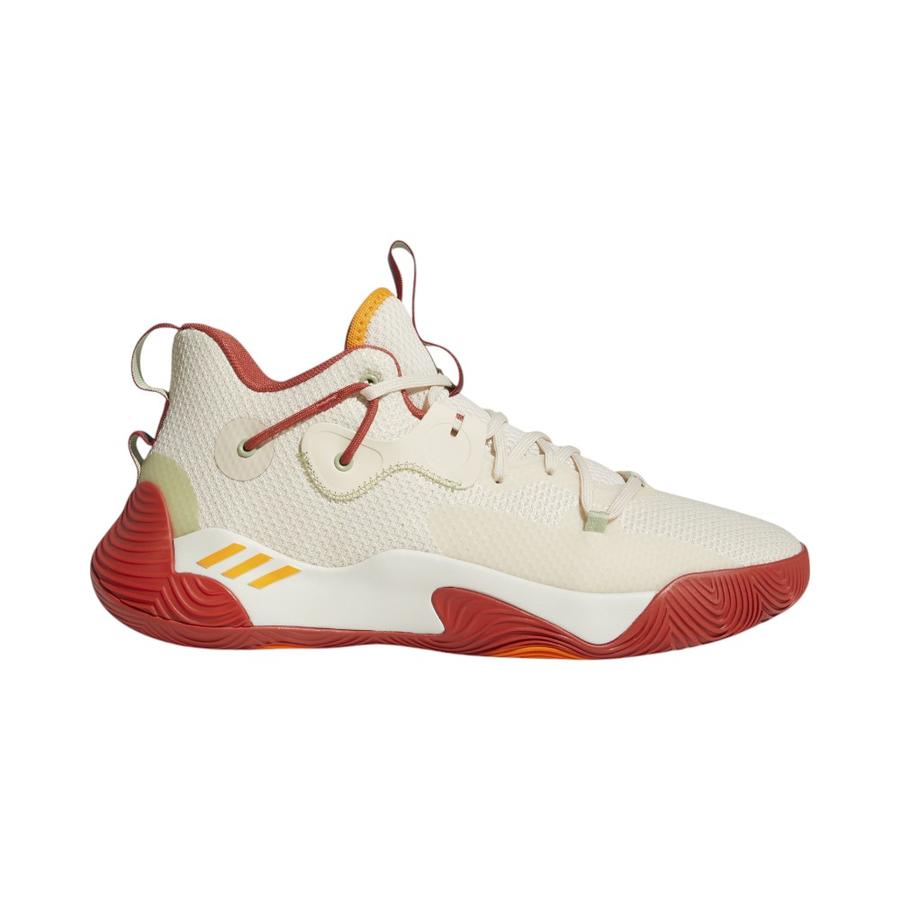 Zapatilla Hombre Adidas Harden Stepback 3 Crema-Rojo